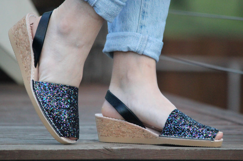 Galaxy Glitter Wedge