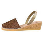 Citrine Glitter Wedge