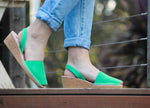 Peridot Nubuck Wedge